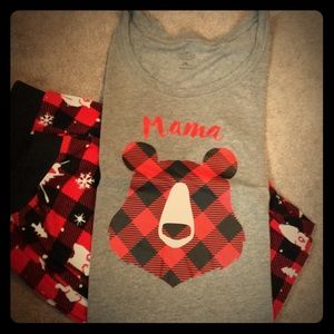 Mama bear pj set